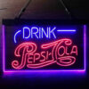 Drink Pepsi Cola Gift LED Sign Man Cave Home Bar Pub Decor