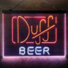 Duff 3-Color LED Sign Man Cave Home Bar Pub Decor