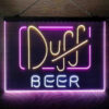 Duff 3-Color LED Sign Man Cave Home Bar Pub Decor