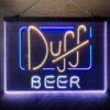 Duff 3-Color LED Sign Man Cave Home Bar Pub Decor