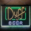 Duff 3-Color LED Sign Man Cave Home Bar Pub Decor