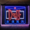 Duff Logo 3-Color LED Sign Man Cave Home Bar Pub Decor