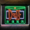 Duff Logo 3-Color LED Sign Man Cave Home Bar Pub Decor