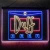 Duff Logo 3-Color LED Sign Man Cave Home Bar Pub Decor