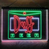 Duff Logo 3-Color LED Sign Man Cave Home Bar Pub Decor