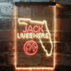 Florida Jack Daniel's Home Bar Neon Light LED Sign Man Cave Decor