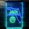 Florida Jack Daniel's Home Bar Neon Light LED Sign Man Cave Decor