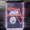 Florida Jack Daniel's Home Bar Neon Light LED Sign Man Cave Decor