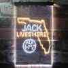 Florida Jack Daniel's Home Bar Neon Light LED Sign Man Cave Decor