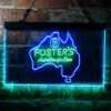 Foster Australian Map LED Sign Home Bar Decor