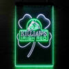 George Killian Irish Red Shamrock LED Sign Man Cave Home Bar Pub Decor