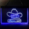 George Strait Cowboys Coors Light LED Sign Home Bar Decor