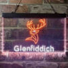 Glenfiddich Whisky Deer Wine Home Bar Neon Light LED Sign Man Cave Decor