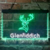 Glenfiddich Whisky Deer Wine Home Bar Neon Light LED Sign Man Cave Decor