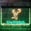 Glenfiddich Whisky Deer Wine Home Bar Neon Light LED Sign Man Cave Decor