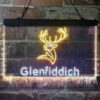 Glenfiddich Whisky Deer Wine Home Bar Neon Light LED Sign Man Cave Decor