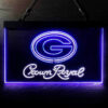 Green Bay Packers Crown Royal LED Sign Man Cave Home Bar Pub Decor