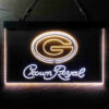 Green Bay Packers Crown Royal LED Sign Man Cave Home Bar Pub Decor