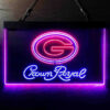 Green Bay Packers Crown Royal LED Sign Man Cave Home Bar Pub Decor