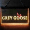 Grey Goose Simple Logo LED Sign Man Cave Home Bar Pub Decor