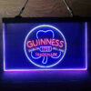 Guinness Shamrock Dublin Ireland 3-Color LED Sign Man Cave Home Bar Pub Decor