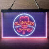 Guinness Shamrock Dublin Ireland 3-Color LED Sign Man Cave Home Bar Pub Decor