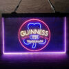 Guinness Shamrock Dublin Ireland 3-Color LED Sign Man Cave Home Bar Pub Decor