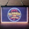 Guinness Shamrock Dublin Ireland 3-Color LED Sign Man Cave Home Bar Pub Decor