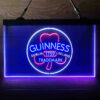 Guinness Shamrock Dublin Ireland 3-Color LED Sign Man Cave Home Bar Pub Decor