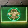 Guinness Shamrock Dublin Ireland 3-Color LED Sign Man Cave Home Bar Pub Decor