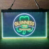 Guinness Shamrock Dublin Ireland 3-Color LED Sign Man Cave Home Bar Pub Decor