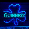 Guinness Shamrock LED Sign Man Cave Home Bar Pub Decor