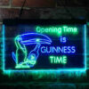 Guinness Time Opening Home Bar Neon Light LED Sign Man Cave Decor