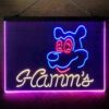 Hamm 3-Color LED Sign Man Cave Home Bar Pub Decor