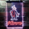 Hamm Bear LED Sign Man Cave Home Bar Pub Decor