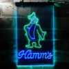 Hamm Bear LED Sign Man Cave Home Bar Pub Decor