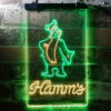 Hamm Bear LED Sign Man Cave Home Bar Pub Decor