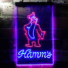 Hamm Bear LED Sign Man Cave Home Bar Pub Decor