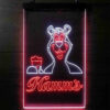 Hamm's Bear Mug Home Bar Neon Light LED Sign Man Cave Decor