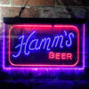 Hamm's Rectangle LED Sign Home Bar Decor