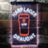 Harp Larger Draught Ale LED Sign Man Cave Home Bar Pub Decor