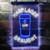 Harp Larger Draught Ale LED Sign Man Cave Home Bar Pub Decor