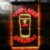 Harp Larger Draught Ale LED Sign Man Cave Home Bar Pub Decor