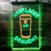 Harp Larger Draught Ale LED Sign Man Cave Home Bar Pub Decor