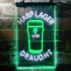 Harp Larger Draught Ale LED Sign Man Cave Home Bar Pub Decor