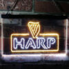 Harp LED Sign Man Cave Home Bar Pub Decor