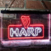 Harp LED Sign Man Cave Home Bar Pub Decor