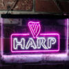 Harp LED Sign Man Cave Home Bar Pub Decor