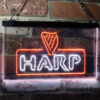 Harp LED Sign Man Cave Home Bar Pub Decor