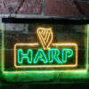 Harp LED Sign Man Cave Home Bar Pub Decor